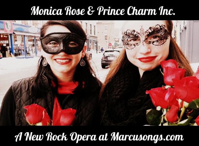 Launch Poster - Monica Rose & Prince Charm Inc. Faery Tale Rock Opera